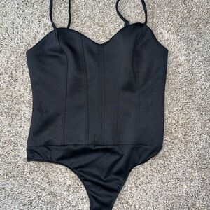 Elegant Black Bodysuit for Women